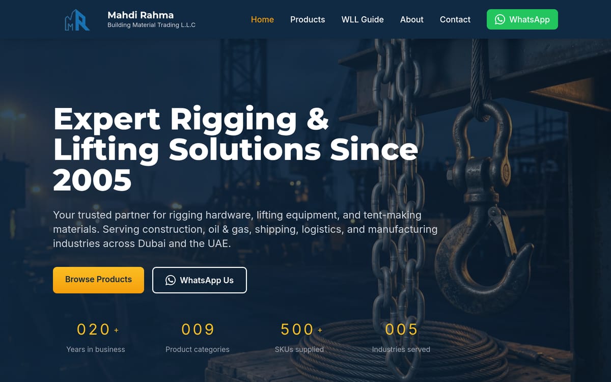 Mahdi Rahma BMT website preview